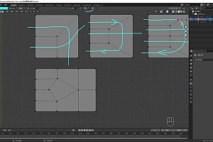 捕丁Blender2.9建模布线原理宝典【画质高清有素材】