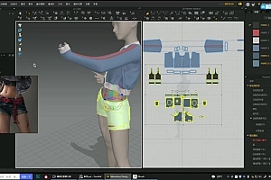 幻想风格次世代2022影视写实美型角色全流程制作教程【画质高清只有视频】