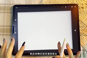 静妮Q版ipad商业插画系统课【画质高清有笔刷素材】