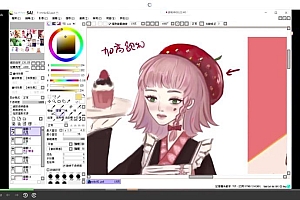 杯杯日系厚涂色彩专题班视频课程,百度网盘33.8G