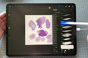 鱼小沫2022年5月萌萌古风ipad插画课【画质高清有笔刷课件】