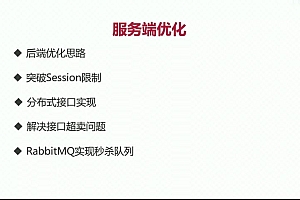 全流程开发-GO实战电商网站高并发秒杀系统