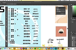 叶汁治愈系商业插画课2022年【画质一般有笔刷】