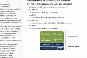 权限框架Shiro+SpringBoot2.x零基础到高级实战