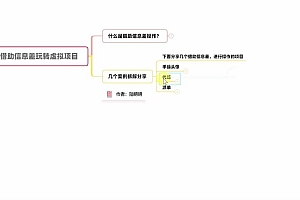 借助信息差操作虚拟项目,年入100W+大佬都在用!