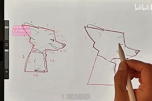 【缺课】抖抖村负基础到不打稿自由速写绘画入门必修课2022年【画质不错有图包】