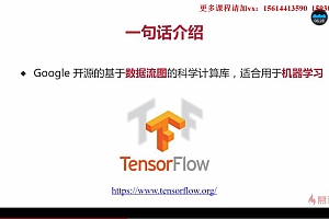 慕课:慕K网-299元-基于Python玩转人工智能最火框架 TensorFlow应用实践