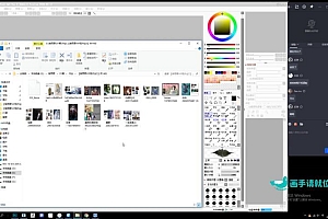 烟雨君2022精美人物厚涂插画第四期【画质不错只有视频】