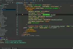 Vue-Element+Node.js开发企业通用管理后台系统