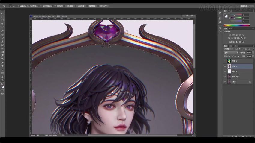 zbrush次世代美少女角色案例教学【画质高清只有视频】