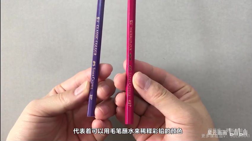 B站一看就会的萌新彩铅课