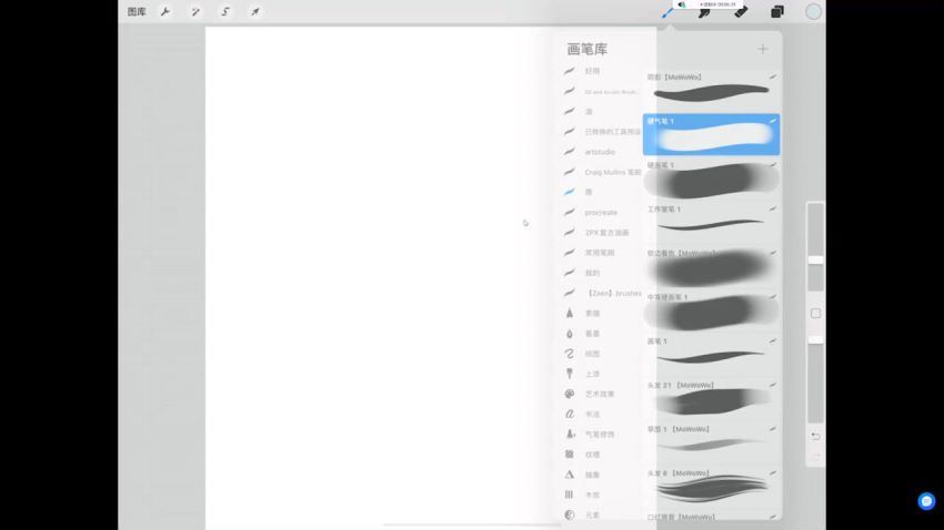 菡菡厚涂2022第五期ipad插画课【画质高清有笔刷】