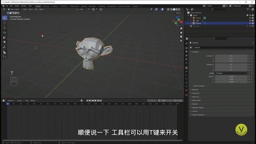 coloso动漫风格2D特效动画blender教程人工翻译【画质高清有素材】